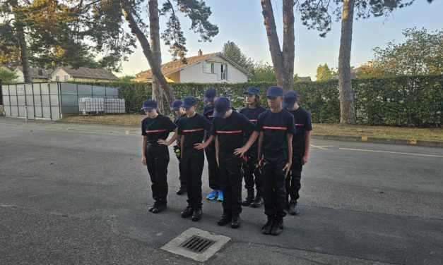 22.08.2023 Première leçon pour les Jeunes Sapeurs-Pompiers de Versoix